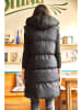 Olalook Omkeerbare longbodywarmer zwart/beige