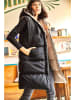 Olalook Wende-Longweste in Schwarz/ Beige