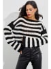 Cool and sexy Sweter w kolorze czarno-białym