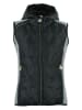 Peak Mountain Fleece bodywarmer "Antilope" zwart