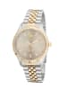 U.S. Polo Assn. Quarzuhr in Silber/ Gold/ Beige