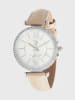 U.S. Polo Assn. Kwartshorloge beige/zilverkleurig/wit