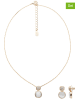 U.S. Polo Assn. 2tlg. Schmuckset: Vergold. Halskette und Ohrstecker