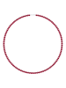 ATELIERS SAINT GERMAIN Perlen-Halskette in Rot - (L)55 cm