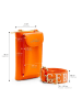 ATELIERS SAINT GERMAIN Leren smartphonetas oranje - (B)15 x (H)8 x (D)2 cm