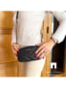 ATELIERS SAINT GERMAIN Leder-Umhängetasche in Schwarz - (B)19 x (H)11 x (T)4 cm