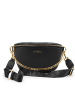 ATELIERS SAINT GERMAIN Leren borstbuidel zwart - (B)26 x (H)15 x (D)9 cm