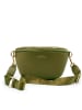 ATELIERS SAINT GERMAIN Leder-Brustbeutel in Khaki - (B)26 x (H)15 x (T)9 cm