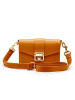 ATELIERS SAINT GERMAIN Leren schoudertas lichtbruin - (B)20 x (H)13 x (D)5 cm