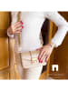 ATELIERS SAINT GERMAIN Leren schoudertas beige - (B)20 x (H)13 x (D)5 cm