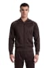 Arena Sweatjacke in Dunkelbraun
