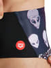 Arena Badehose in Schwarz/ Lila