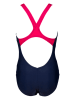 Arena Badpak donkerblauw/roze