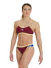 Arena Bikini bordeaux/blauw