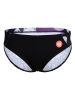 Arena Badehose in Schwarz/ Lila