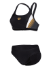 Arena Bikini in Schwarz/ Anthrazit