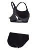 Arena Bikini in Schwarz/ Anthrazit