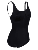 Arena Shape-Badeanzug in Schwarz/ Pink