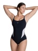 Arena Shape-Badeanzug in Schwarz/ Weiß