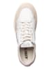 AUTRY Leder-Sneakers "Medalist Low" in Weiß/ Lila/ Beige