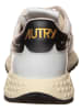 AUTRY Skórzane sneakersy "Reelwind Low" w kolorze biało-czarnym