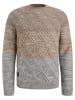 PME Legend Pullover in Grau/ Braun