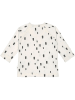 Lässig Longsleeve in Creme/ Dunkelblau