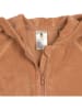 Lässig Sweatjacke in Hellbraun