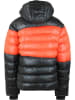 Peak Mountain Winterjacke in Schwarz/ Orange