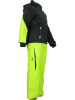 Peak Mountain 2-delige ski-/snowboardoutfit groen/zwart