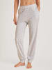 Calida Pyjama wit/blauw