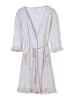 Calida Kimono in Hellblau/ Weiß