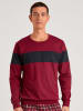 Calida Sweatshirt bordeaux/zwart