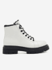 Jenny Fairy Ankle-Boots "Melody" in Weiß/ Schwarz