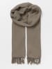 Becksöndergaard Szal "Ilona" w kolorze szarobrązowym - 200 x 100 cm