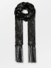 Becksöndergaard Szal "Beryl" w kolorze czarnym - 170 x 8 cm
