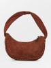 Becksöndergaard Leder-Schultertasche "Talia" in Hellbraun - (B)28 x (H)16 cm