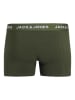 Jack & Jones 3-delige set: boxershorts "Teo" bordeaux/kaki/donkerblauw