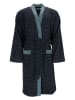 ESPRIT Bademantel "Double Stripe" in Dunkelblau