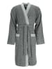 ESPRIT Szlafrok "Double Stripe" w kolorze antracytowym