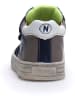 Naturino Leder-Sneakers "Hess" in Grau/ Dunkelblau