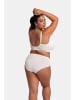 Dorina Pełne figi high waist  "Athena" w kolorze kremowym
