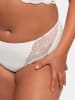 Dorina Pełne figi high waist  "Athena" w kolorze kremowym