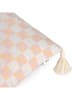 ESPRIT Kissenhülle "Bailey" in Rosa/ Orange