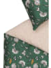 ESPRIT Satijnen beddengoedset "Maeve" groen/lichtroze