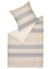 ESPRIT Satin-Bettwäsche-Set "Benno" in Beige/ Hellgrau