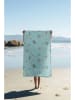 Playmobil Ręcznik plażowy "Love Ocean" w kolorze turkusowym - 140 x 75 cm