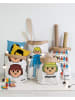 Playmobil 2er-Set: Aufbewahrungsbeutel "Heads" in Weiß/ Braun - (H)90 cm