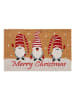 Hanse Home Kokos-deurmat ''Merry Gnomes'' lichtbruin/rood/wit