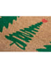 Hanse Home Kokos-Fußmatte ''Pine Trees'' in Hellbraun/ Grün